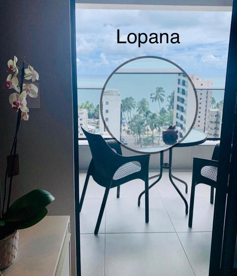 Luxo 1406 - Quarto E Sala Com Varanda Frente Mar Ponta Verde Maceió Exteriér fotografie